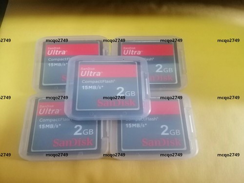 5pcs sandisk 2gb ultra 15mb - sandisk,