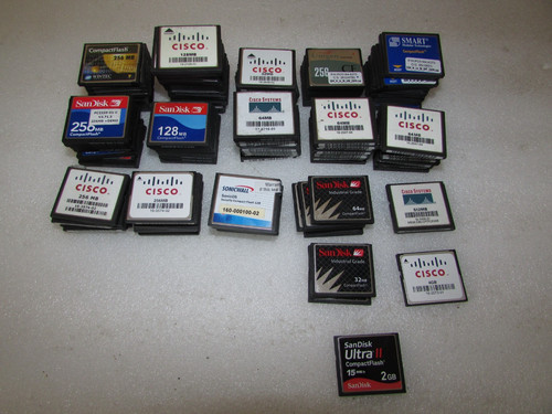 Lotto 164 schede flash - 164,